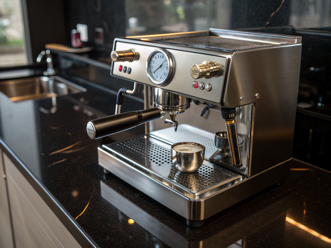 Professional packing of a high-end espresso machine for safe transport